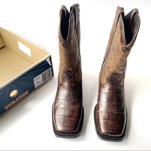 Durango Chocolate Brown Little Mustang Boots 4